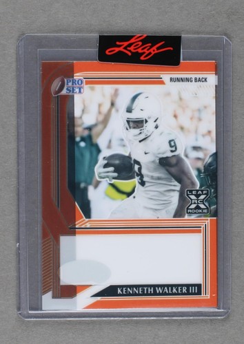 2022 Leaf Pro Set Metal Kenneth Walker III #PA-KW2