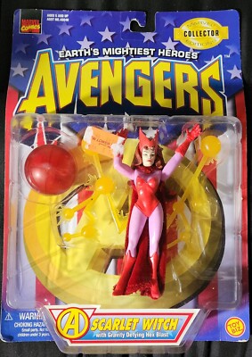 Toy Biz Marvel Collector Edition Scarlet Witch Figure W/Hex Blast 1997