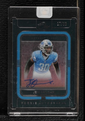 2020 Panini One Jeff Okudah #110