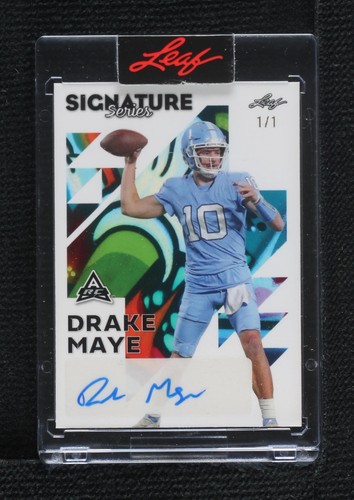 2023 Leaf Signature Series Drake Maye #BA-DM1