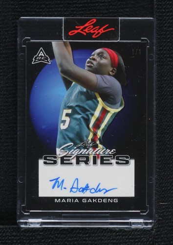 2022-23 Leaf Signature Series - Maria Gakdeng #BA-MG1