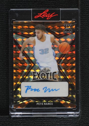 2022-23 Leaf Exotic - Pete Nance #BA-PN1
