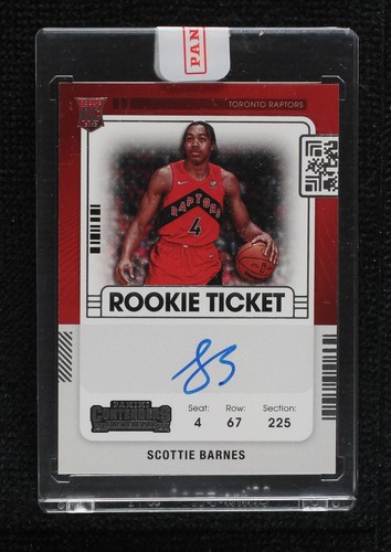 【50％OFF】 Scottie Barnes 2021-22 Panini Contenders Playoff Ticket RC その他