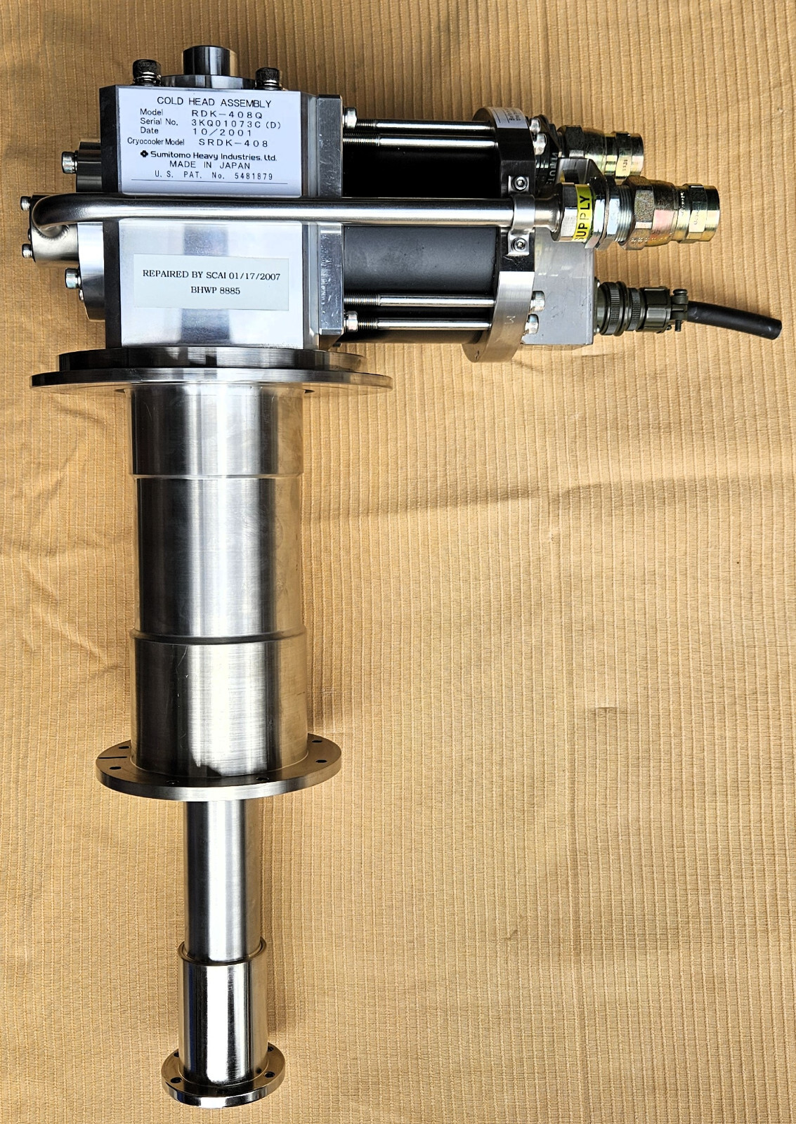 SUMITOMO RDK-408Q COLD HEAD CRYOCOOLER SRDK-408 | eBay