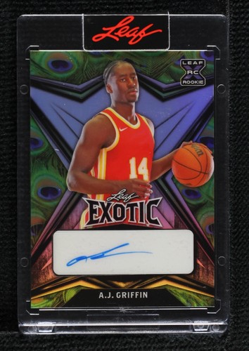 2022-23 Leaf Exotic - AJ Griffin #BA-AJG