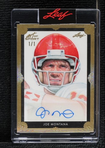 2021 Leaf Art of Sport Joe Montana #BA-JM2