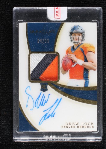 2019 Panini Immaculate Collection Drew Lock #103