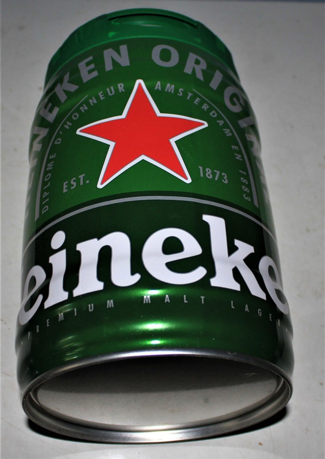 Heineken 空き缶　Can Pot ハイネケン keg Heineken 5L Keg Can - Curtis Liquors