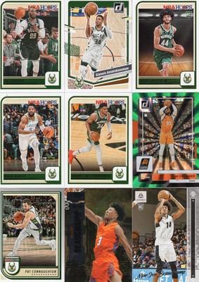 Lot of 13-2023/24/22/21/20 Milwaukee Bucks Basketball cards, , Nice Lot, L@@K