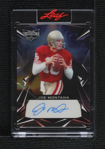 2023 Leaf Vibrance Joe Montana #BA-JM1