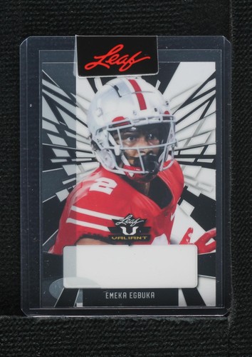 2022 Leaf Valiant Emeka Egbuka #PA-EE1