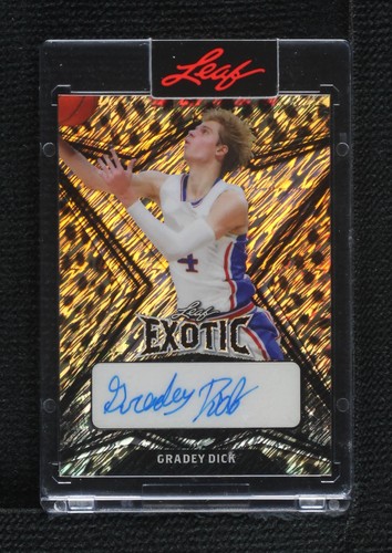 2022-23 Leaf Exotic - Gradey Dick #BA-GD1