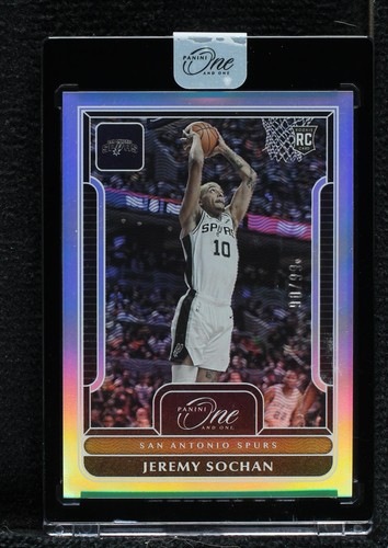 Jeremy Sochan 2022-23 Panini One And One RC RPA Patch /5