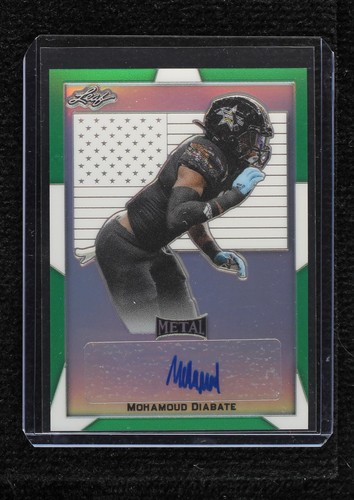 2019 Leaf Metal U.S. Army All-American Bowl Mohamoud Diabate #BA-MD1