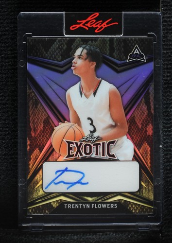 2022-23 Leaf Exotic - Trentyn Flowers #BA-TF1