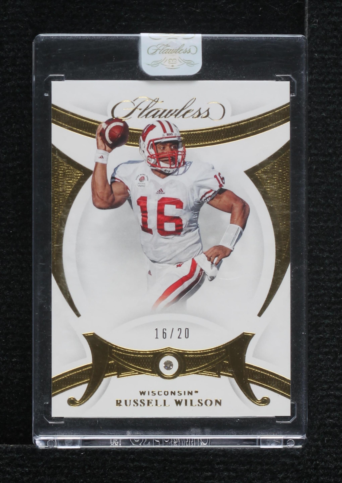 2020 Panini Flawless Collegiate Russell Wilson #91