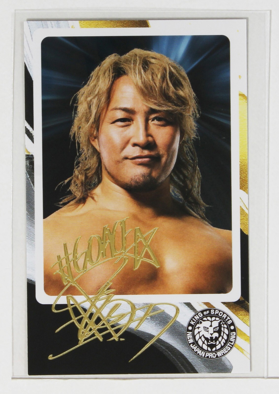 Hiroshi Tanahashi トレーディングカード Hiroshi Tanahashi - New Japan Pro Wrestling mini photo style