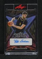 2022-23 Leaf Exotic - Hunter Dickinson #BA-HD1