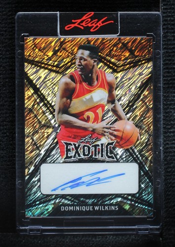 2022-23 Leaf Exotic - Dominique Wilkins #BA-DW1