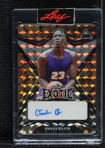 2022-23 Leaf Exotic - Omaha Biliew #BA-OB3