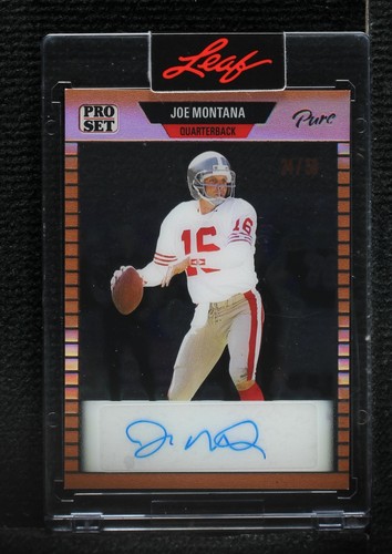 2023 Leaf Pro Set Pure Joe Montana #89-JM3