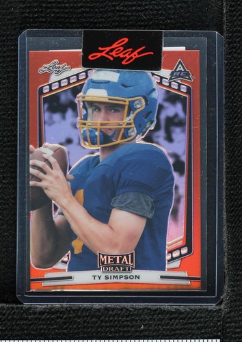 2022 Leaf Draft Ty Simpson #P-TS1