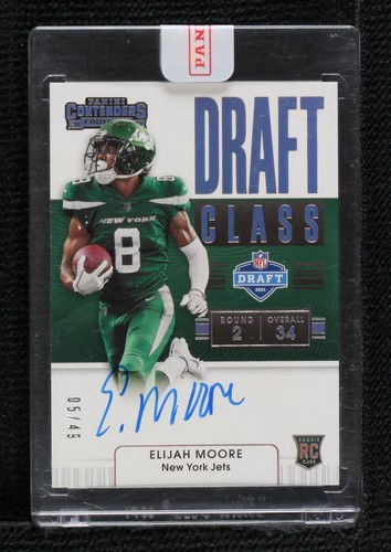 2021 Panini Contenders Elijah Moore #DCA-EMO