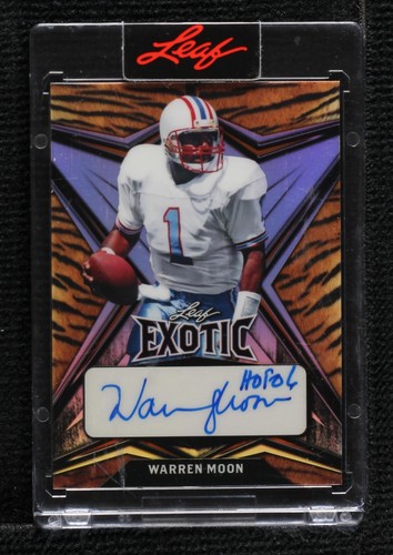 2022 Leaf Exotic Warren Moon #EA-WM1