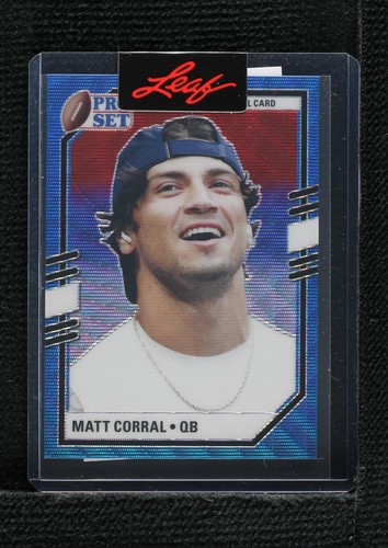 2022 Leaf Pro Set Draft Matt Corral #PSP-MC1
