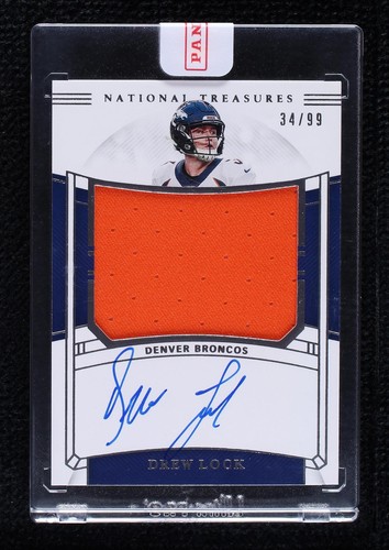 2019 Panini National Treasures Drew Lock #RMS-DL