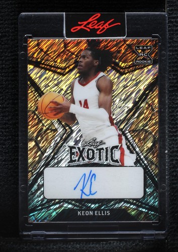 2022-23 Leaf Exotic - Keon Ellis #BA-KE1