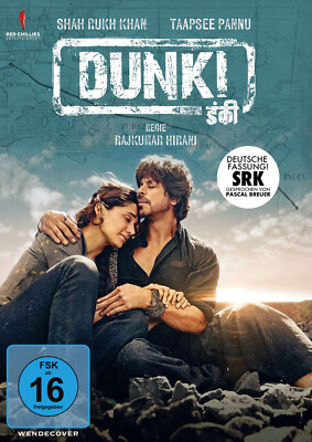 DUNKI - Bollywood DVD - Shah Rukh Khan & Taapsee Pannu - Auf Lager!