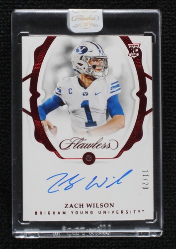 2021 Panini Flawless Collegiate Zach Wilson #73
