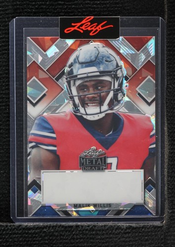 2022 Leaf Metal Draft Malik Willis #PA-MW1