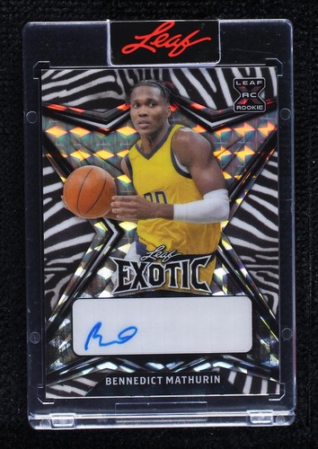 2022-23 Leaf Exotic - Bennedict Mathurin #BA-BM1