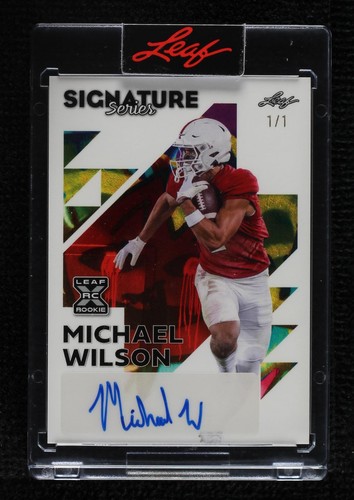2023 Leaf Signature Series Michael Wilson #BA-MW1