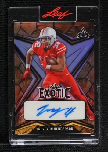 2022 Leaf Exotic Treveyon Henderson #BA-TH2