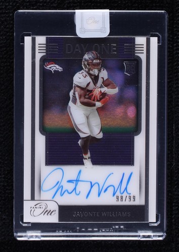 2021 Panini One Javonte Williams #109