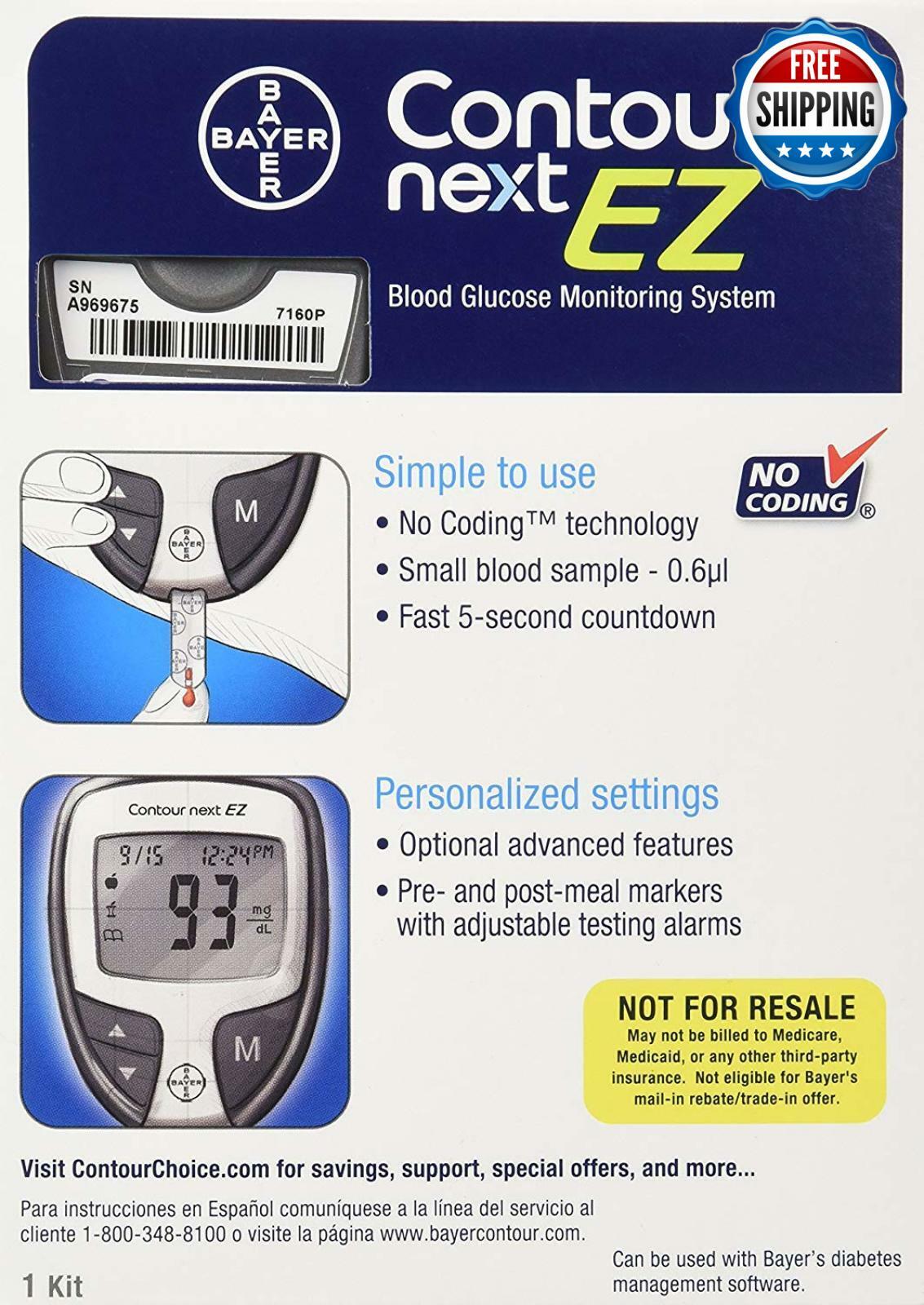 Glucometer Blood Glucose Sugar Monitoring Sistem Diabetic Starter Kit Test