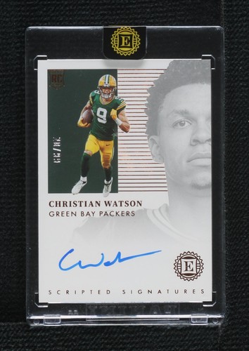2022 Panini Encased Christian Watson #SS-CW