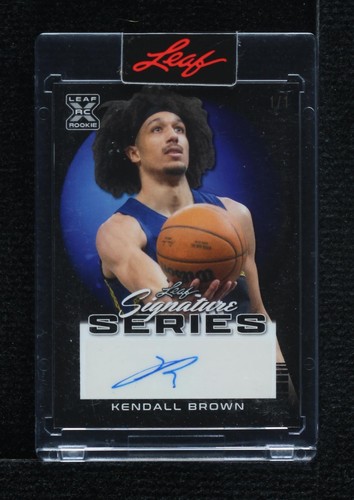 2022-23 Leaf Signature Series - Kendall Brown #BA-KB1