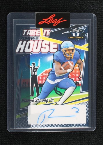 2022 Leaf Valiant Pierre Strong Jr. #TH-PSJ