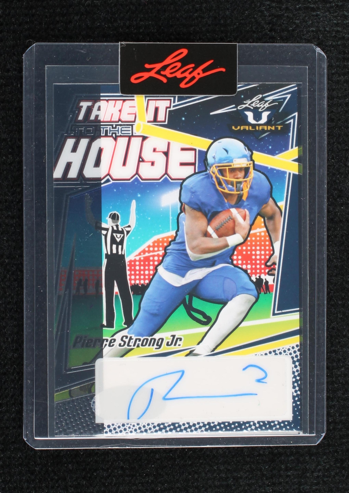 2022 Leaf Valiant Pierre Strong Jr. #TH-PSJ