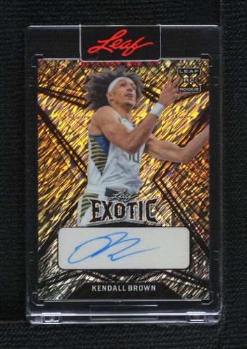 2022-23 Leaf Exotic - Kendall Brown #BA-KB1