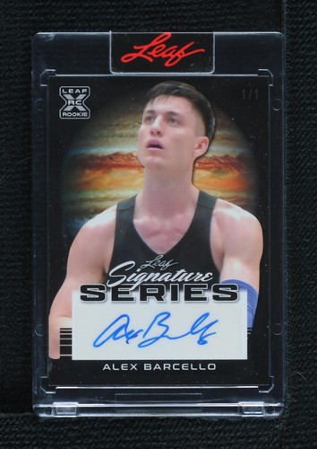 2022-23 Leaf Signature Series - Alex Barcello #BA-AB1