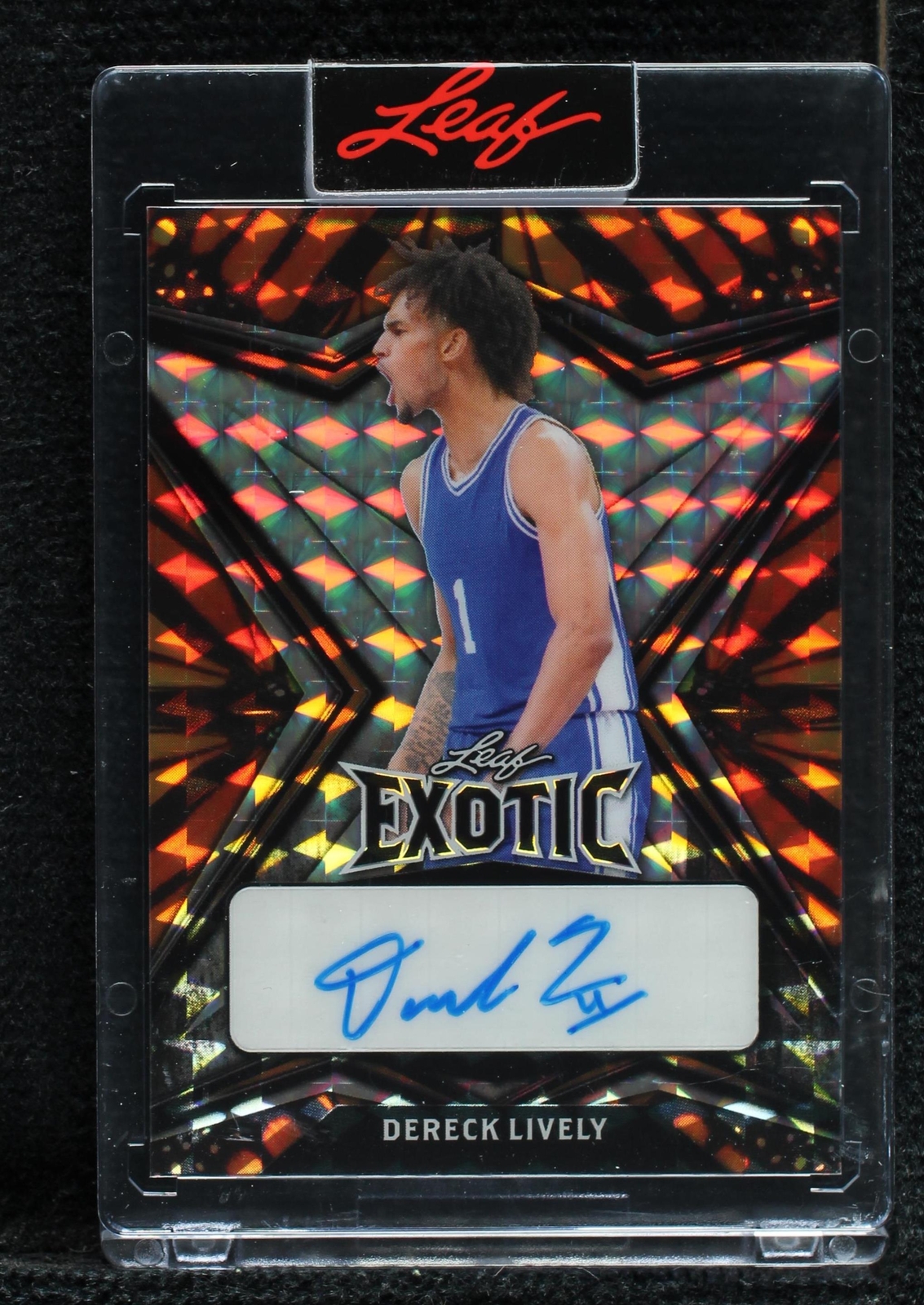 2022-23 Leaf Exotic - Dereck Lively #BA-DL1