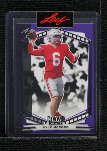 2022 Leaf Draft Kyle McCord #B-KM1