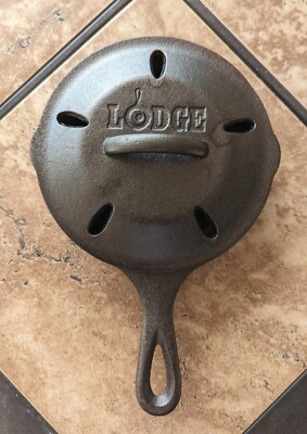 LODGE-L3SMSK 6.5'' Cast Iron Smoker Skillet, Black-BRAND NEW! GREAT PRICE!