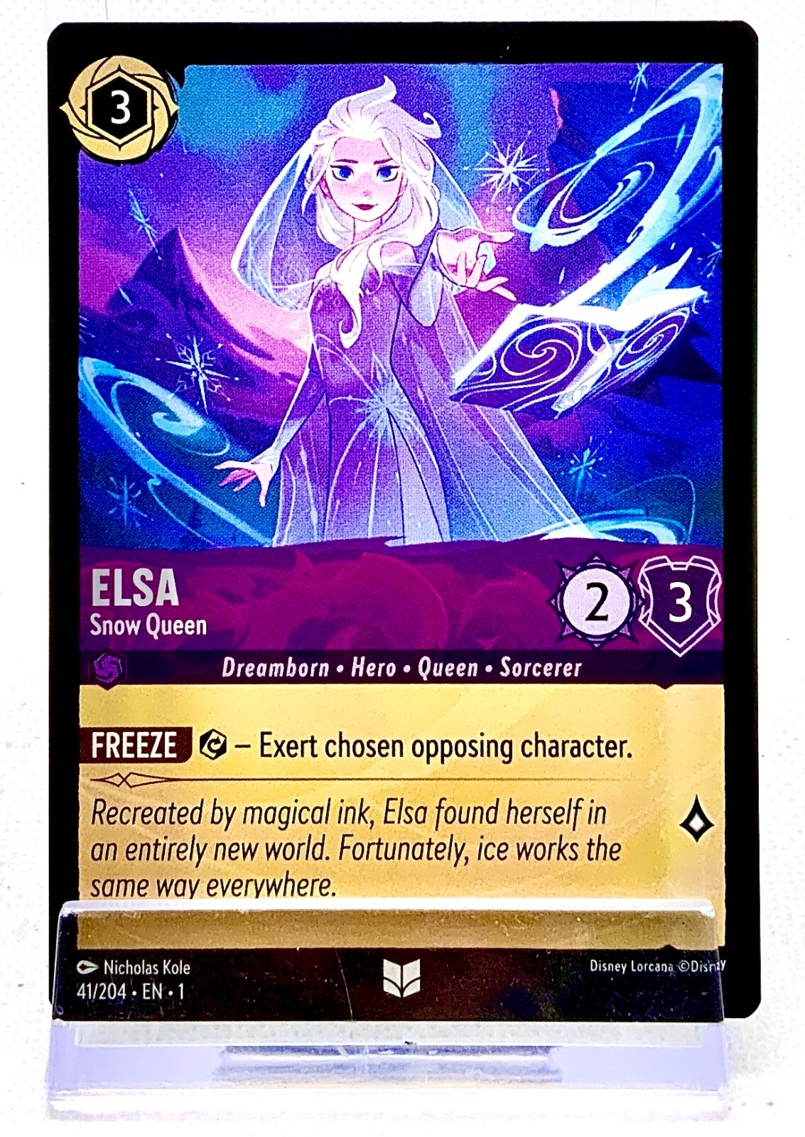 [英語版]ロルカナ エルサ LORCANA ELSA Elsa The First Chapter Lorcana Card | Lorcanawiz
