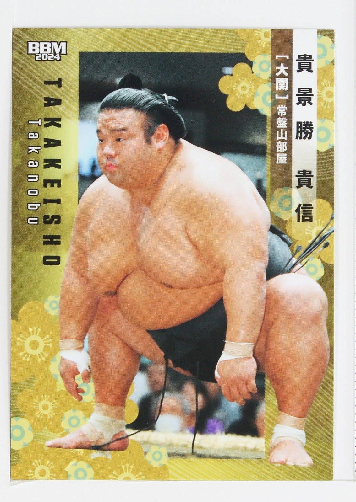 TAKAKEISHO TAKANOBU (Ozeki) - 2024 BBM Sumo Wrestling